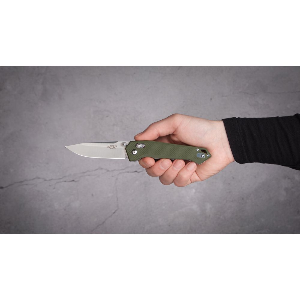 Нож складной туристический  Firebird FB7651 (8.3 см) 440С / G10 зеленый